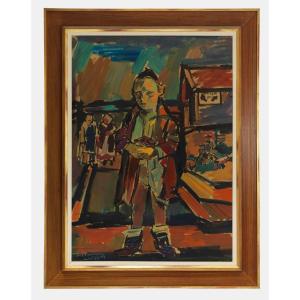 Pinchas Litvinovsky - Giovane con kippah - Israele XX Secolo